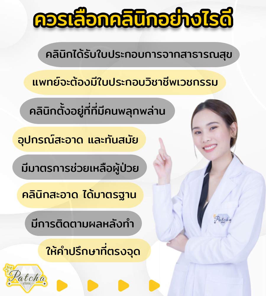 วิธีเลือกคลินิกร้อยไหม
