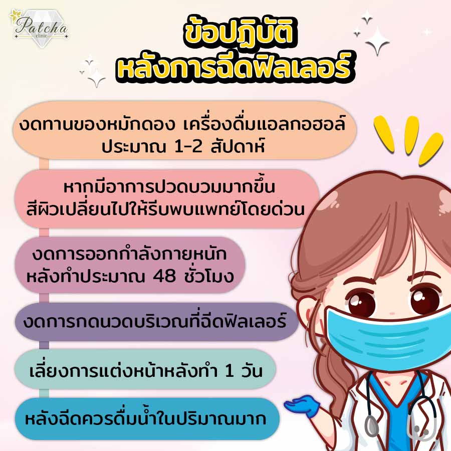 ข้อปฏิบัติหลังฉีด